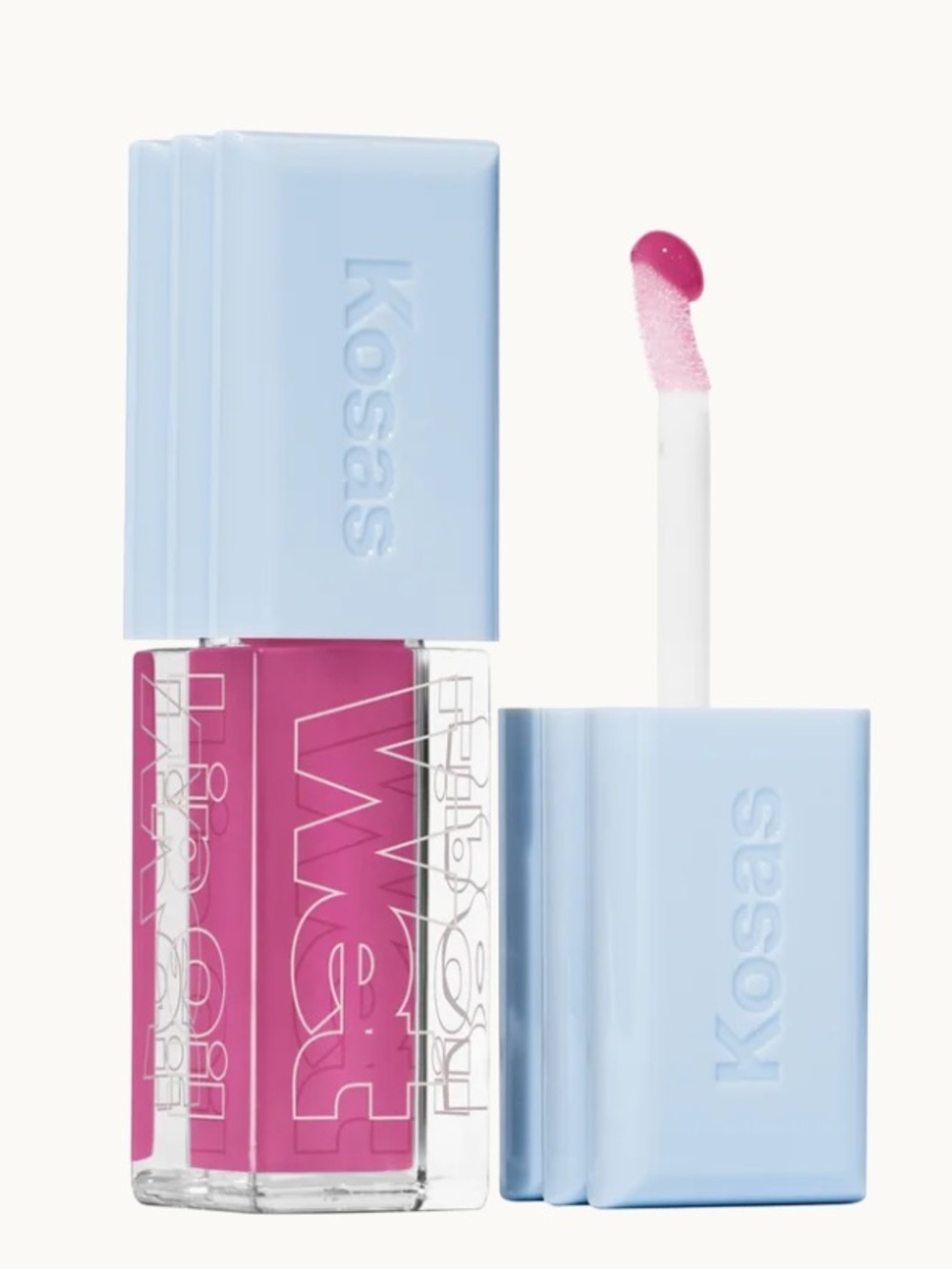 NEW in box - Kosas wet lip oil gloss plumping peptide lip treatment grapesicle